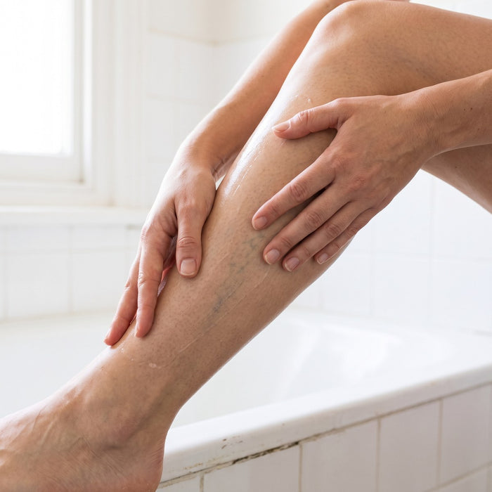 Massagem de baixo para cima