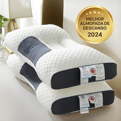 Almofada CerviLux™ - Redescobre o prazer de dormir sem dores