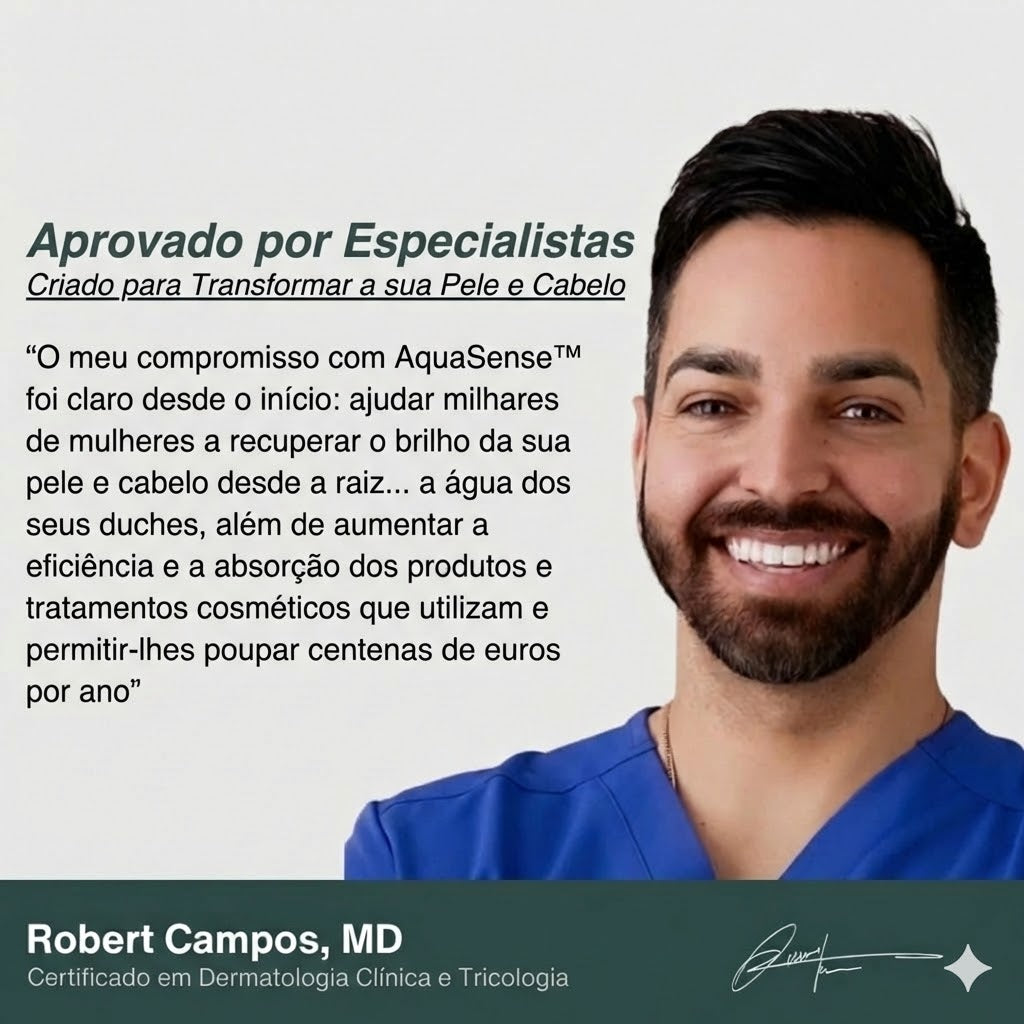 Cabeça de Duche AquaSense™ – Redescubra o prazer de um duche revitalizante