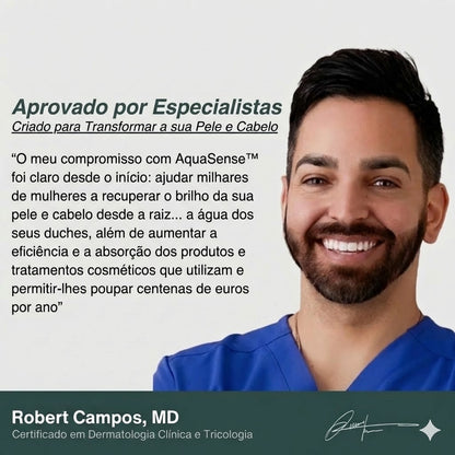 Cabeça de Duche AquaSense™ – Redescubra o prazer de um duche revitalizante