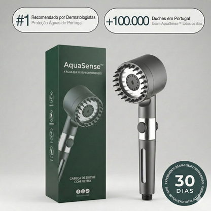 Cabeça de Duche AquaSense™ – Redescubra o prazer de um duche revitalizante