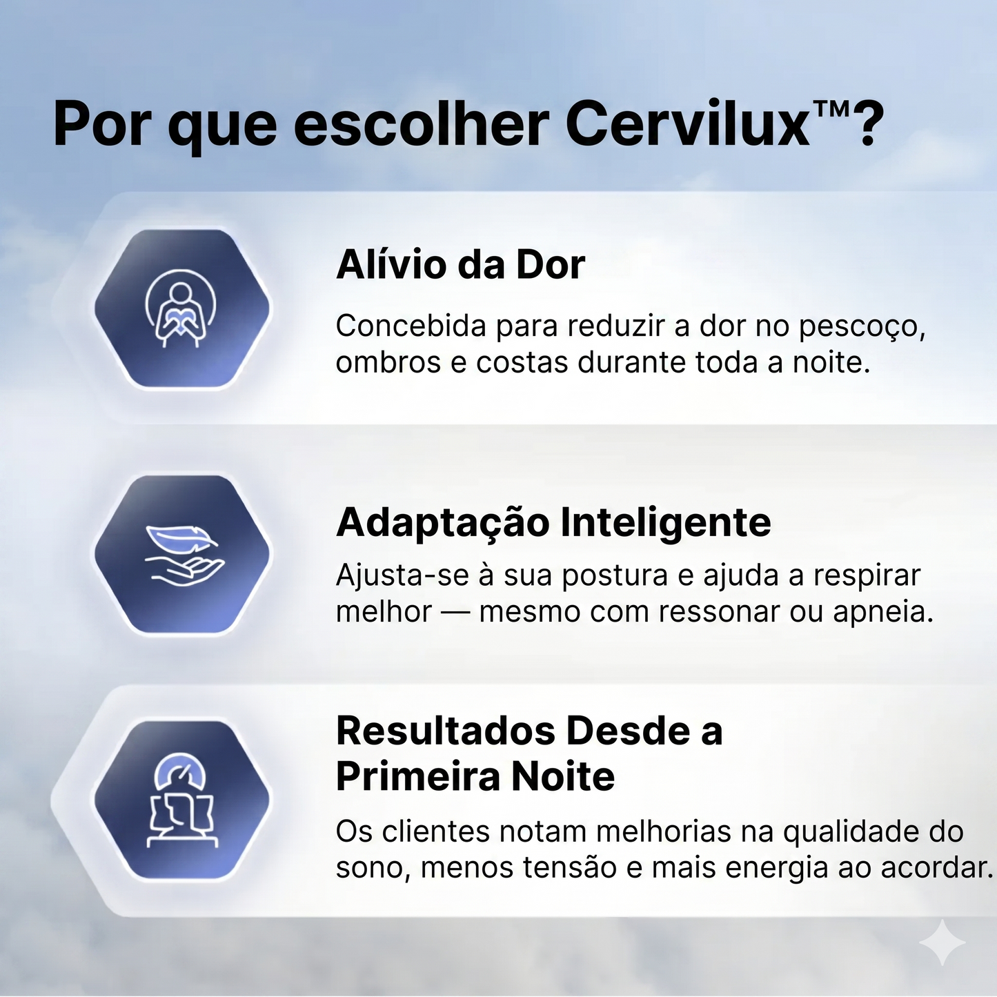 CerviLux™ - Almofada Cervical
