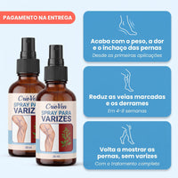 Spray CrioVen para varizes: pagamento na entrega, alivia o peso e o inchaço das pernas