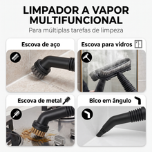 Limpador a vapor multifuncional: escovas e bicos incluídos
