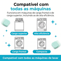 Compativel com todas as maquinas de lavar