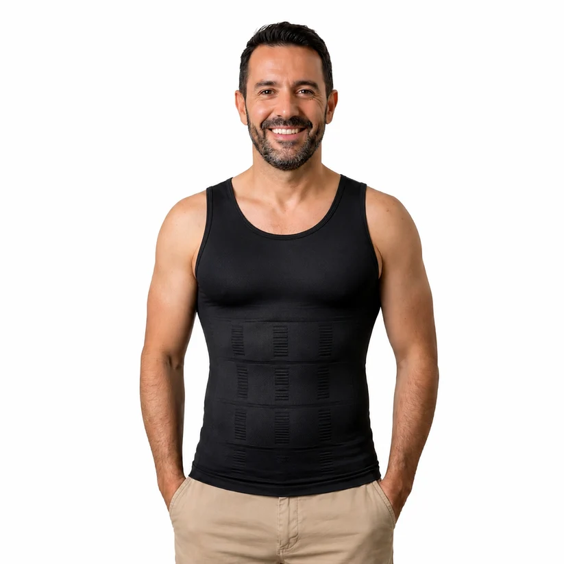 TitanFit Camisola de Compressao Preto