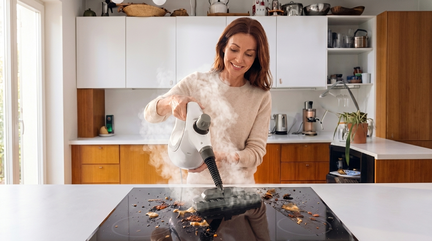 Finalmente um limpador a vapor que limpa a sua casa… e a sua cabeça.