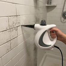 Juntas de azulejo antes e depois do vapor VaporPro